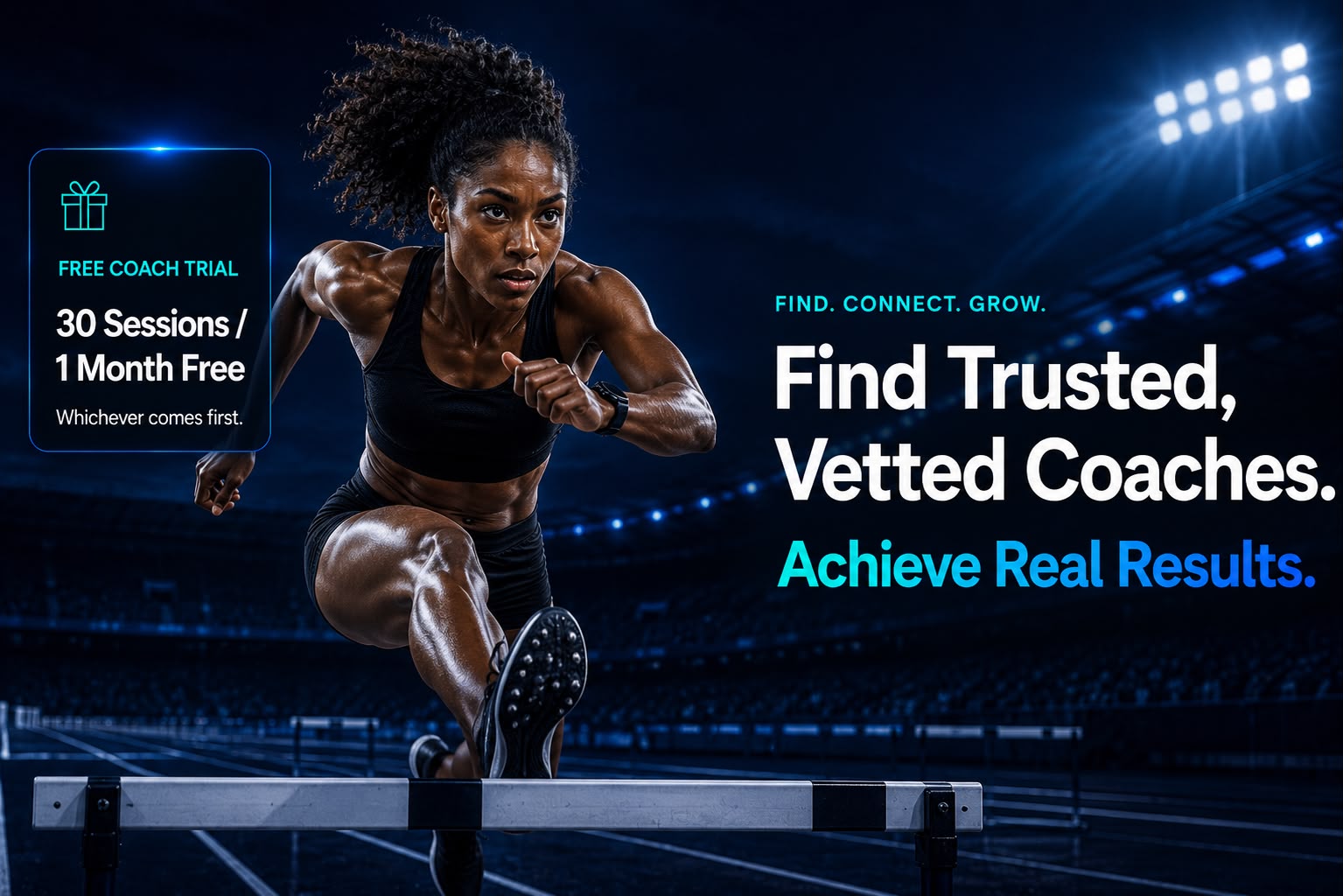 Free Coach Trial — 30 sessions or 1 month free, whichever comes first